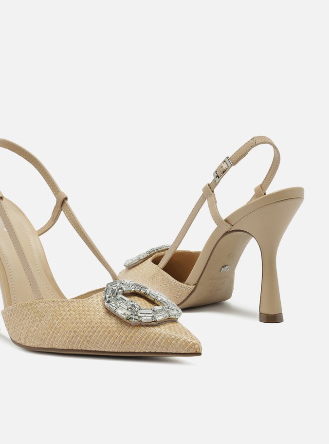 Scarpin Nude Salto Alto