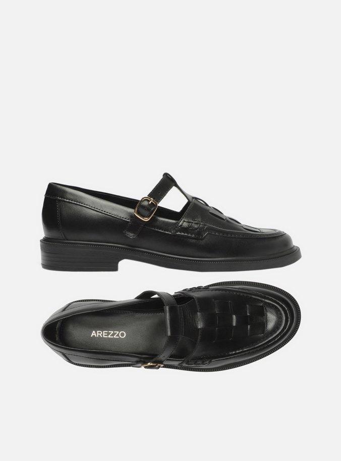 Mocassim Preto Tiras