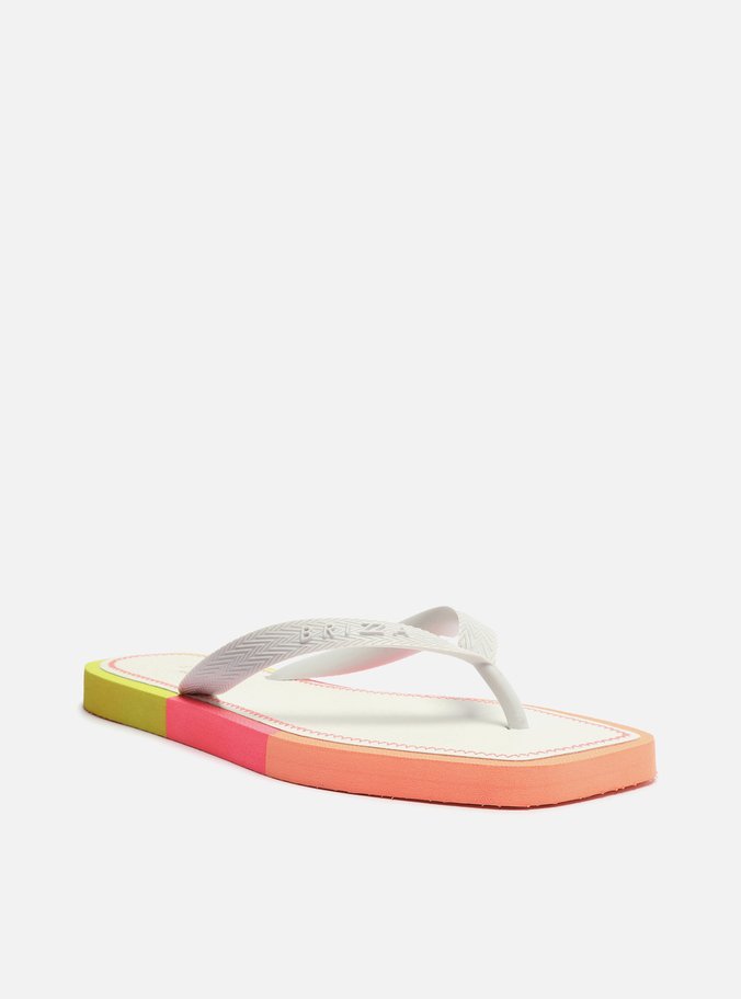 Chinelo de Dedo Branco Square Color Brizza