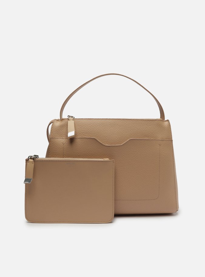 Bolsa Tote Nude Emilly Grande