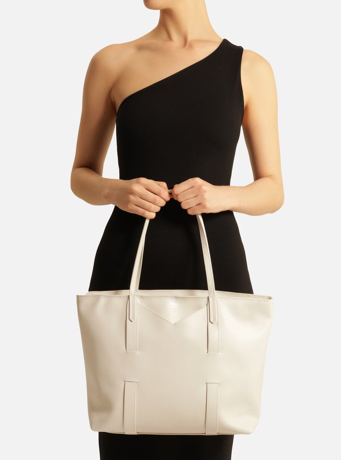 Bolsa Shopping Branca Grande Tiras Capa