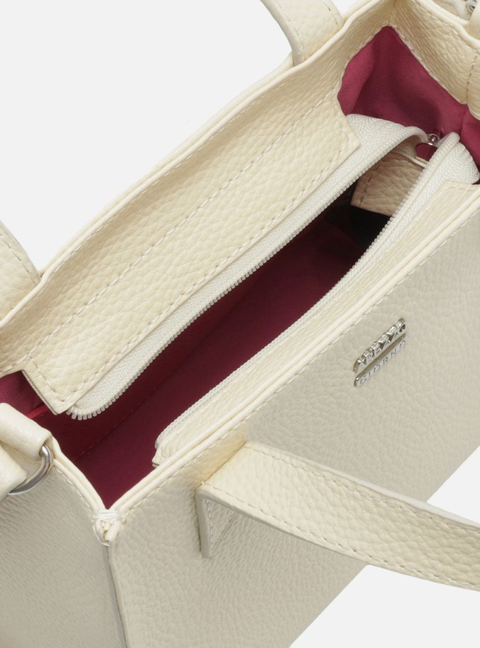 Bolsa Branca Tote Média