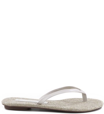 Rasteira Metallic Off-White