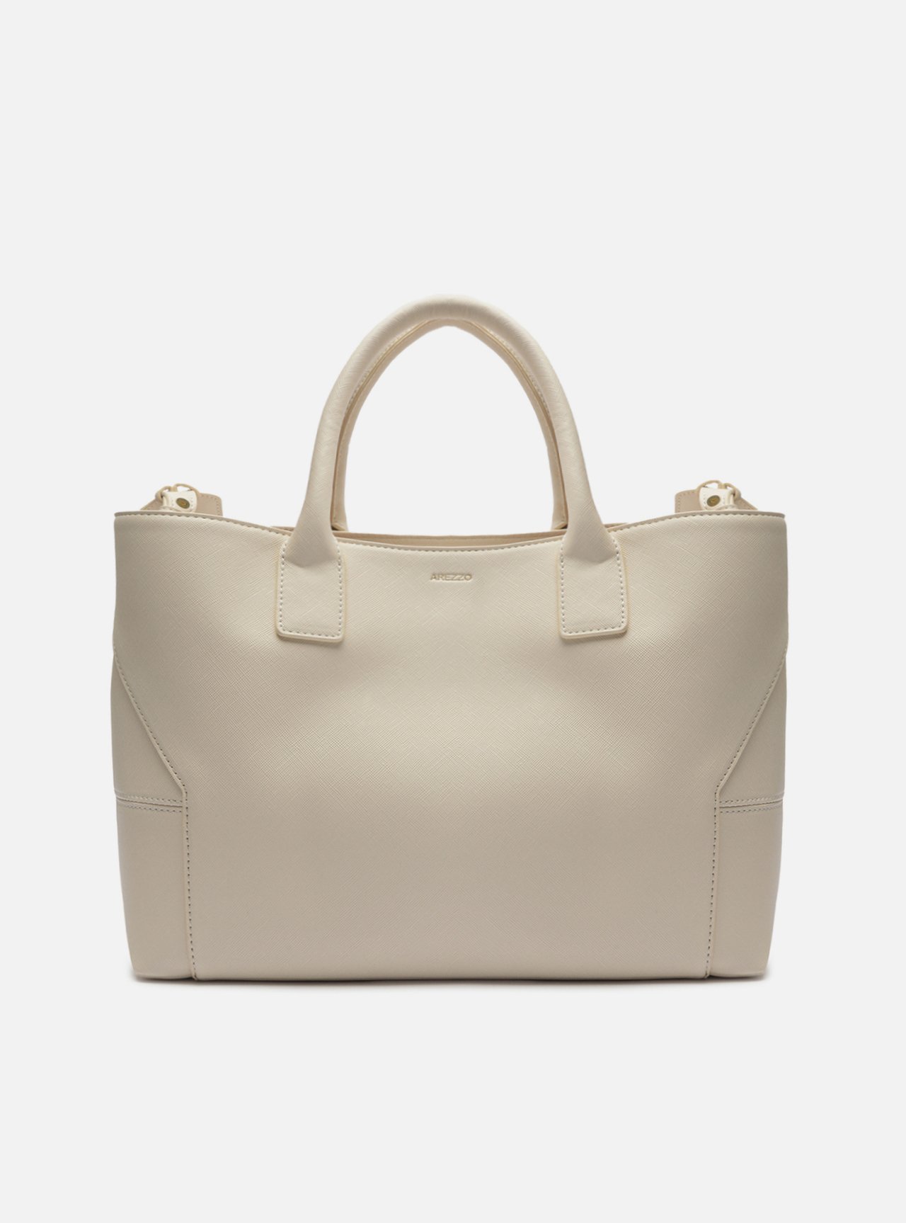Bolsa Tote Off-White Grande Recortes | Arezzo
