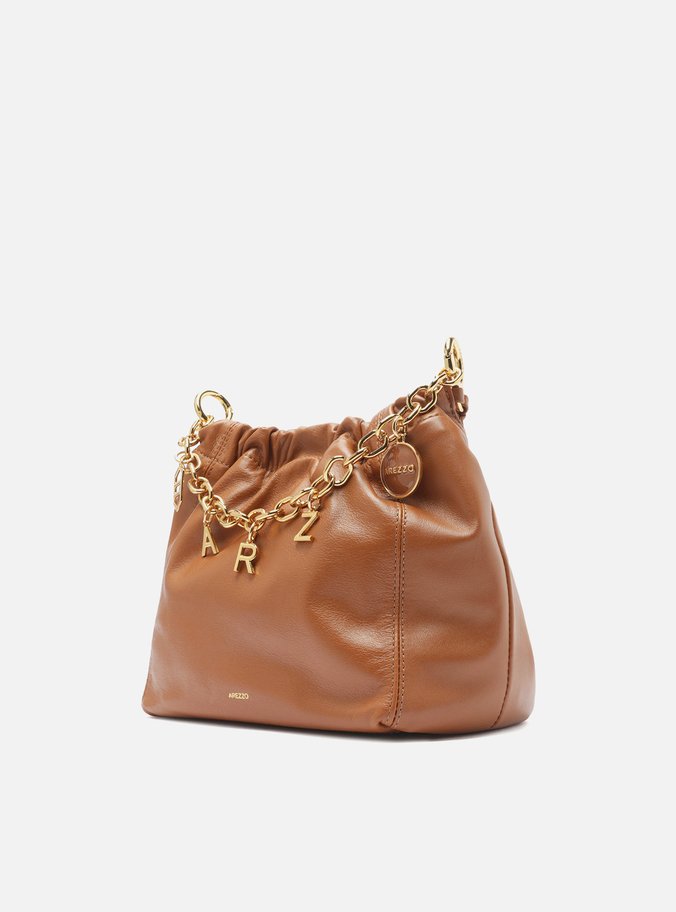 Bolsa Tiracolo Marrom Couro Olívia Pequena