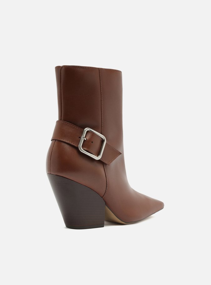 Bota Marrom Salto Médio