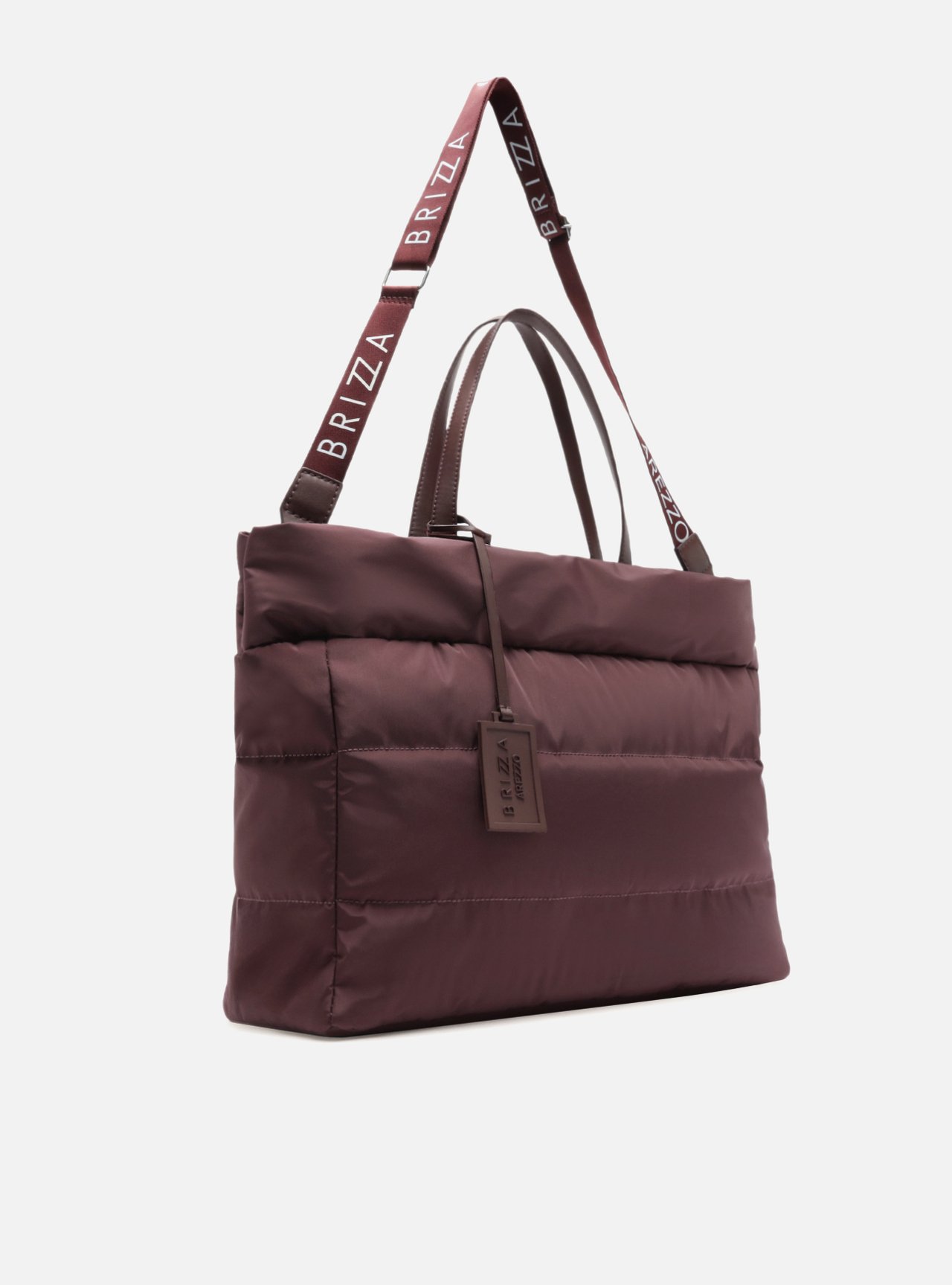 Bolsa Shopping Bordô Nylon Gigi Grande — foto 5