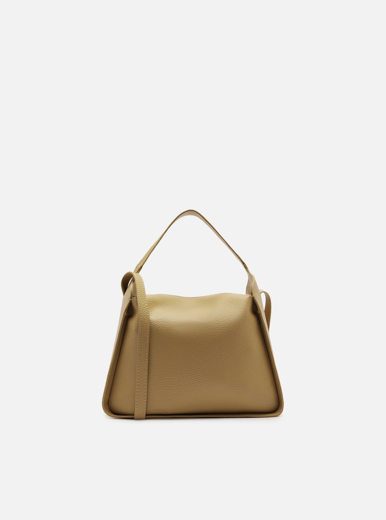 Bolsa Tote Nude Pequena Granulada — foto 3