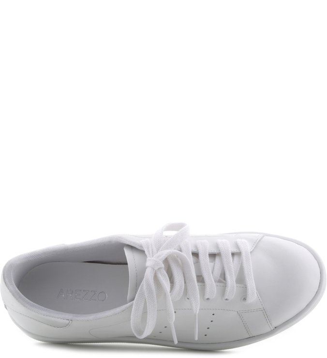 Tênis Branco Detalhe Prata