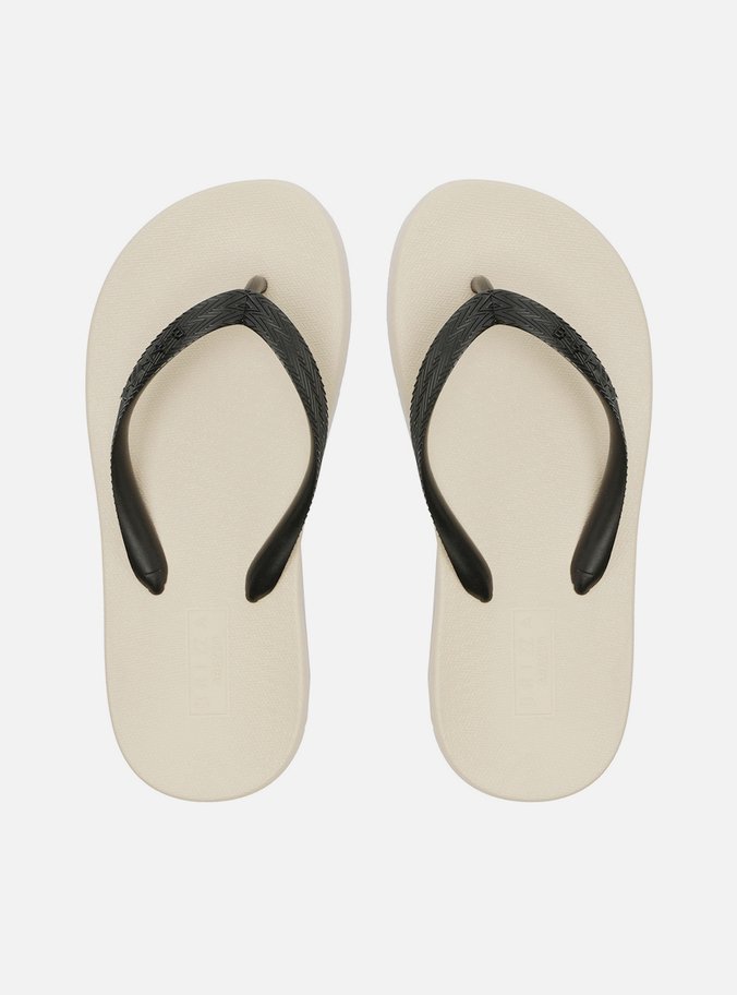 Chinelo de Dedo Branco Bicolor Ibiza Brizza