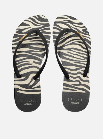 Arezzo — Chinelo de Dedo Preto Brizza