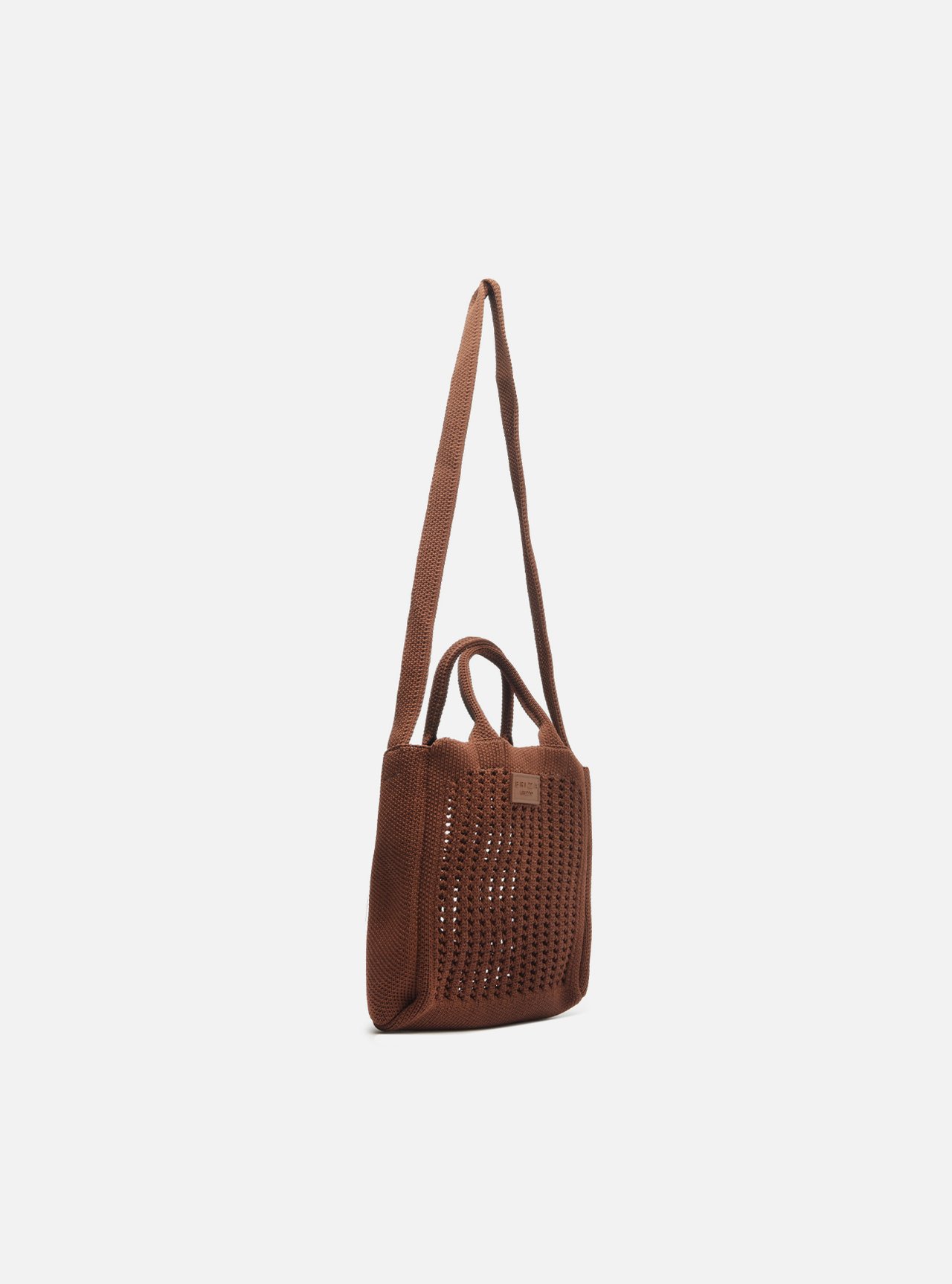 Bolsa Tote Marrom Coffee Mônaco Pequena — foto 5