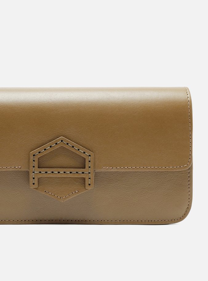 Bolsa Tiracolo Marrom Couro Western Pequena
