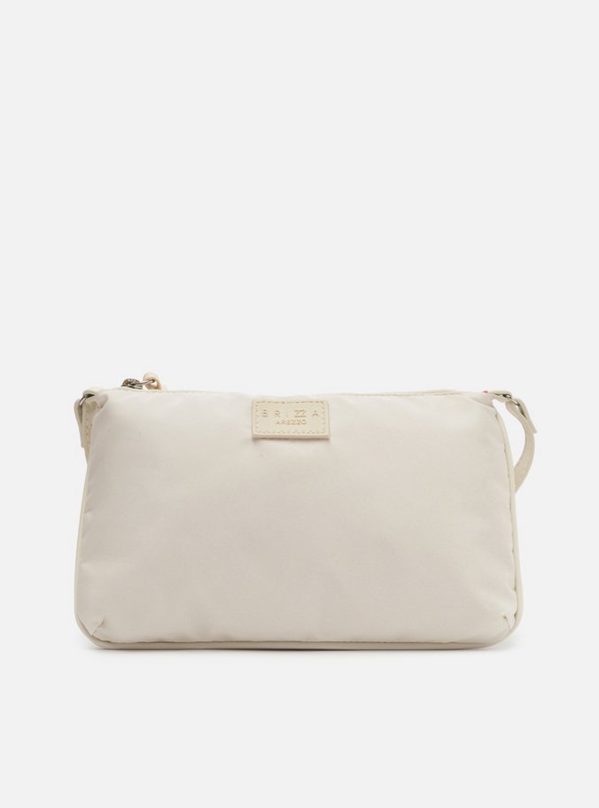 Clutch Off-White Nylon Lizza Pequena