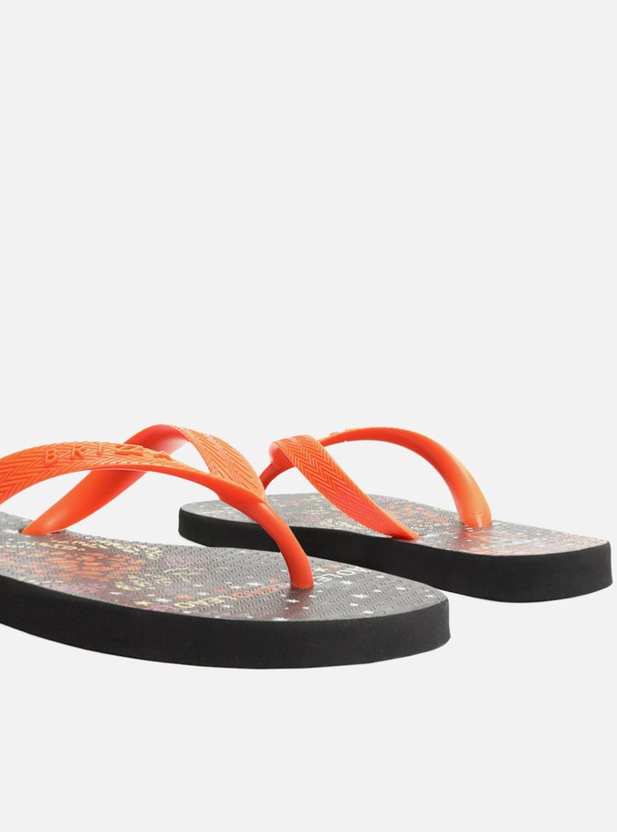 Chinelo de Dedo Laranja Leão Signos Brizza
