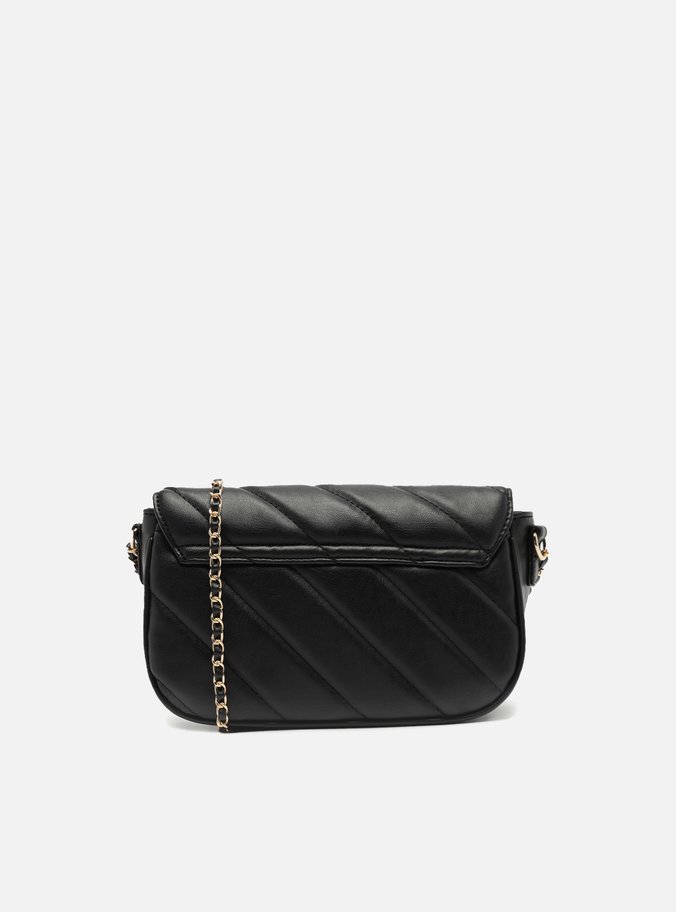 Bolsa Tiracolo Preta Pequena Matelassê