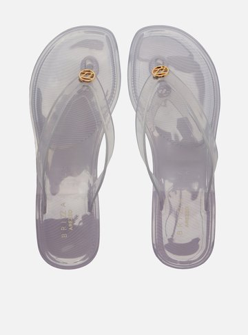 Arezzo — Chinelo de Dedo Transparente