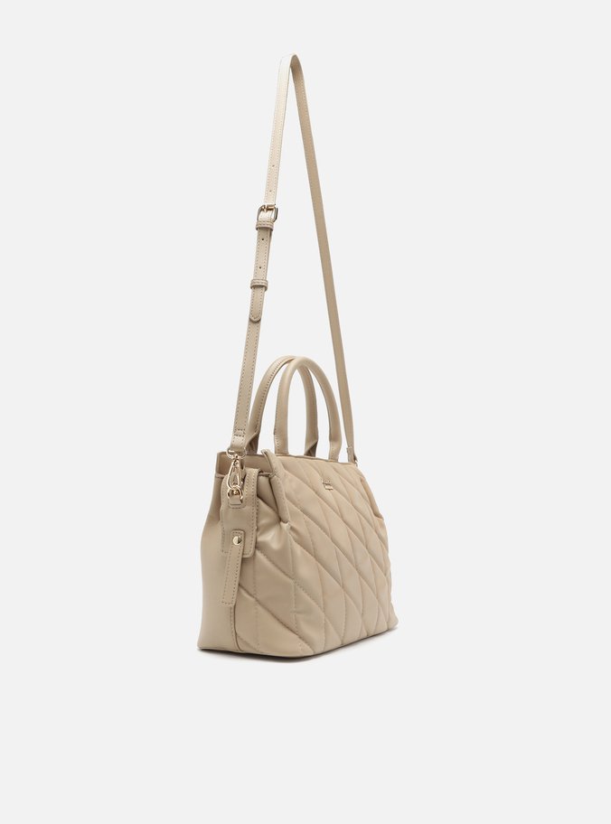 Bolsa Shopping Nude Grande Costuras