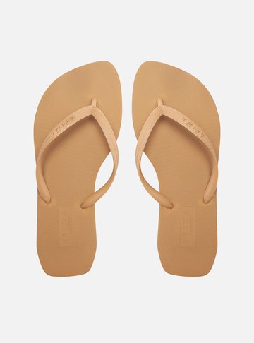 Chinelo de Dedo Nude Leaf Brizza