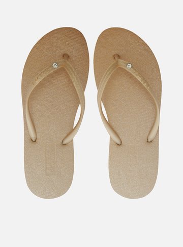 Chinelo de Dedo Dourado Easy Pedraria