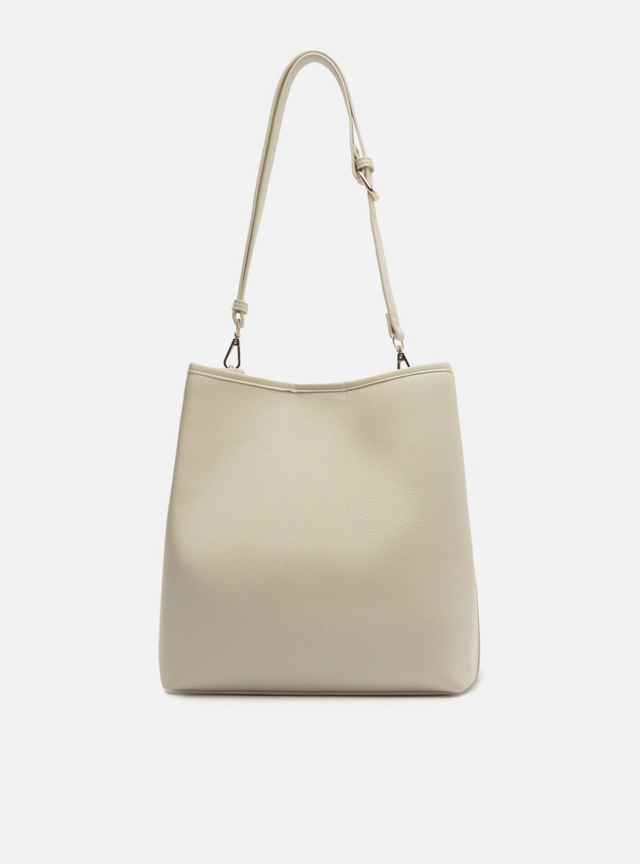 Bolsa Shopping Branca Grande Metais — foto 3