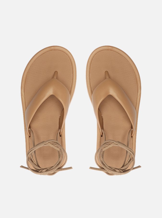 Sandália Rasteira Marrom Sunny Brizza