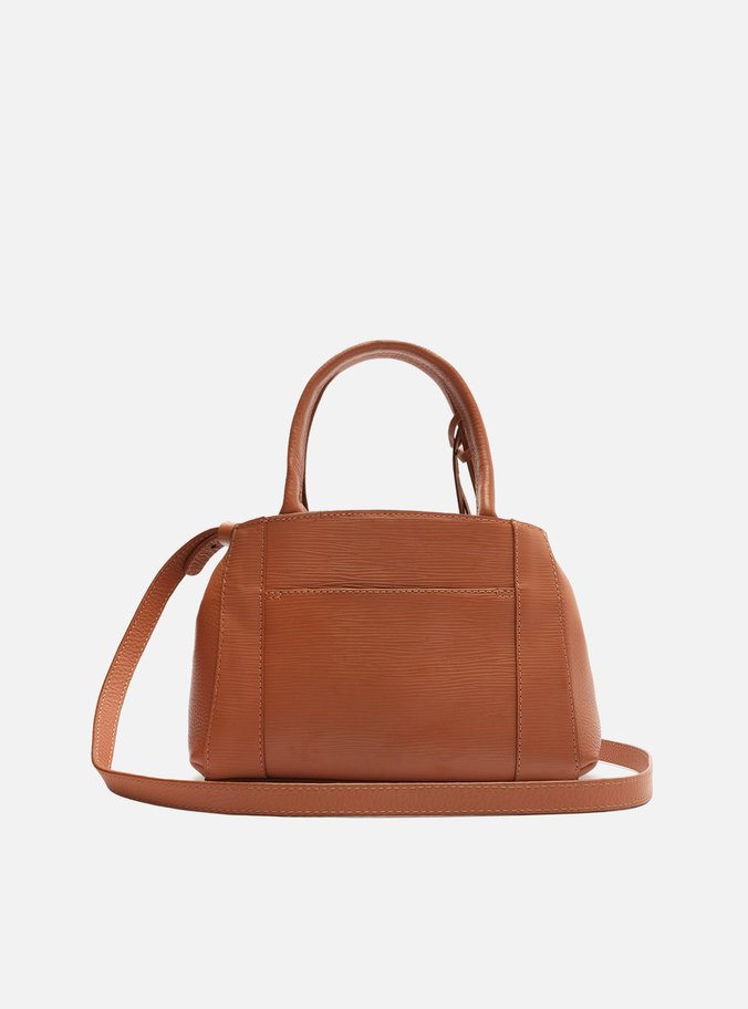 Bolsa Tote Marrom Couro Bella Pequena