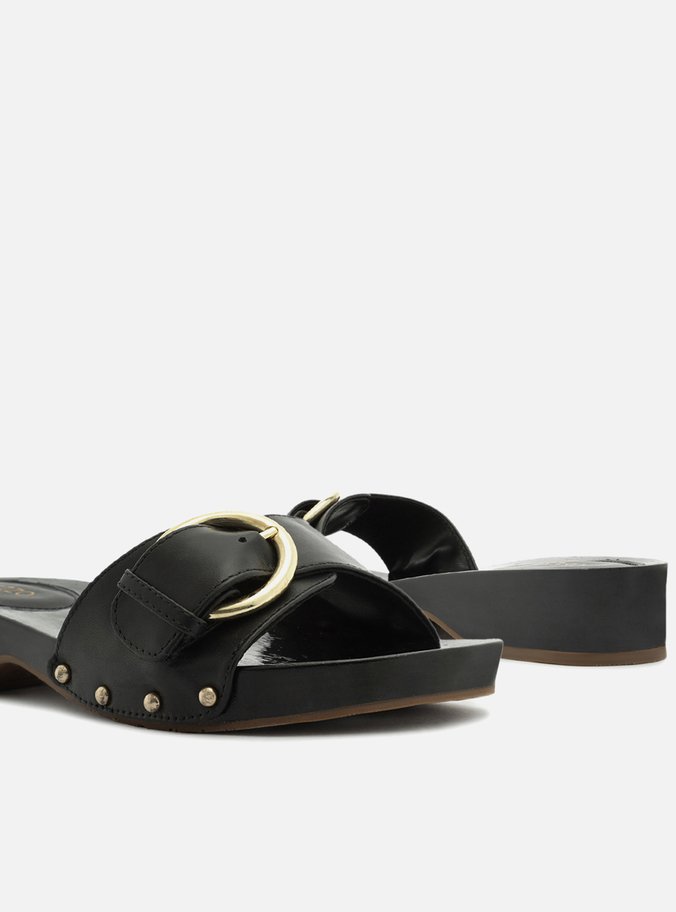 Sandália Preta Flatform