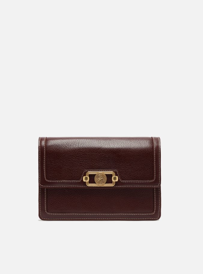 Bolsa Tiracolo Vermelha Couro  Média