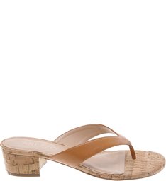 Sandália Aberta Cortiça Mel