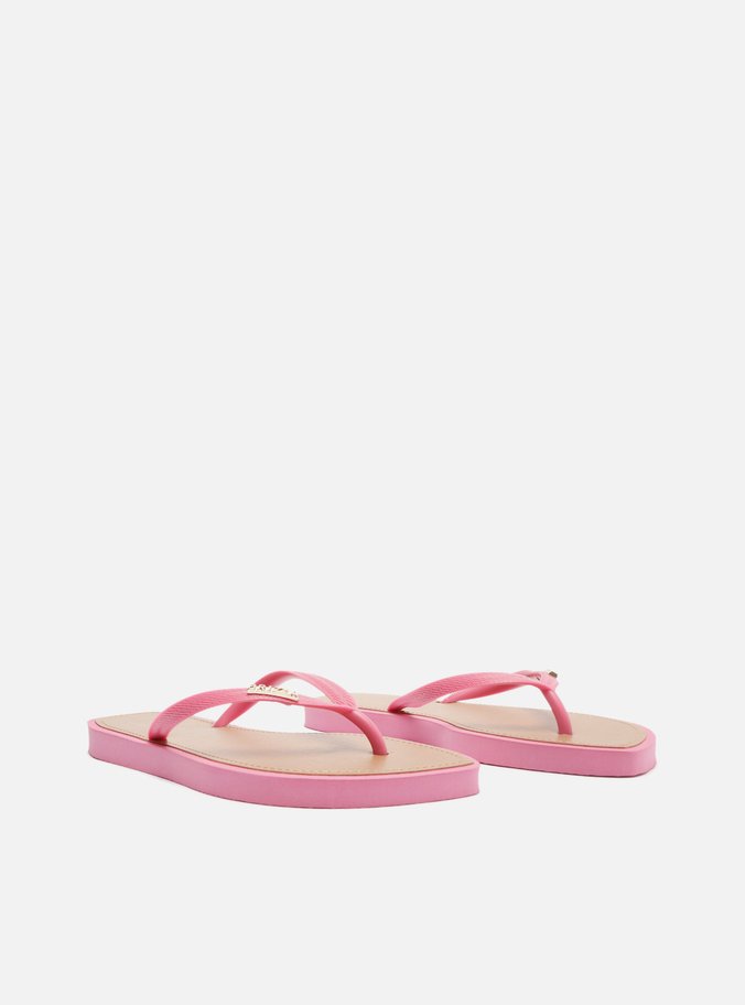 Chinelo de Dedo Rosa Leaf Recouro Brizza