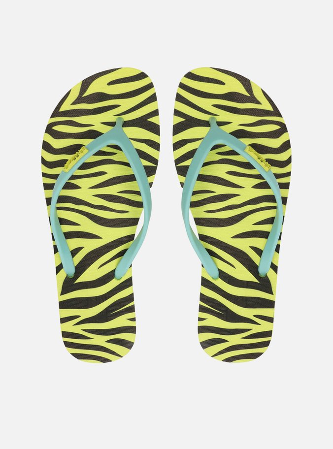 Chinelo de Dedo Multicolorido Estampa Brizza