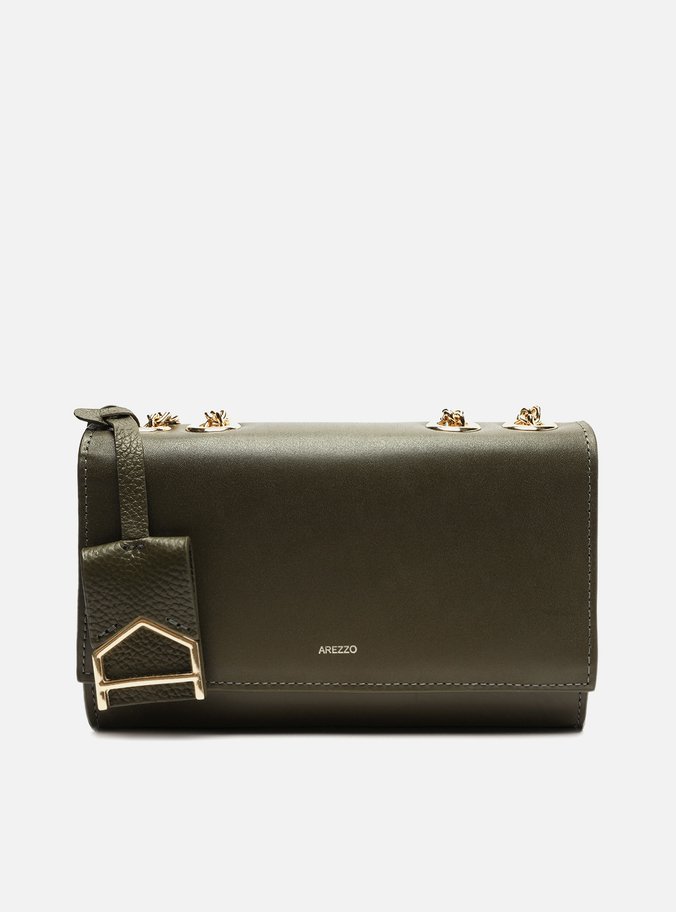 Bolsa Tiracolo Verde Couro Abraccio Pequena