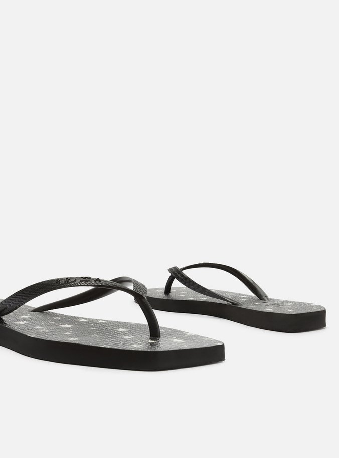 Chinelo de Dedo Jelly Preto Tira Preta Brizza