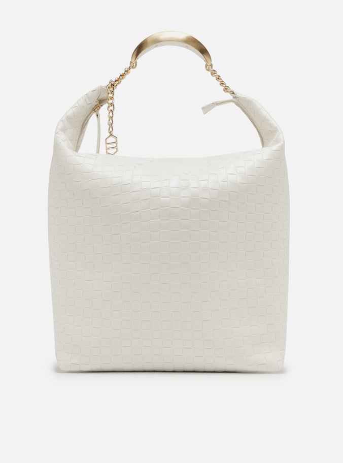 Bolsa Hobo Branca Grande