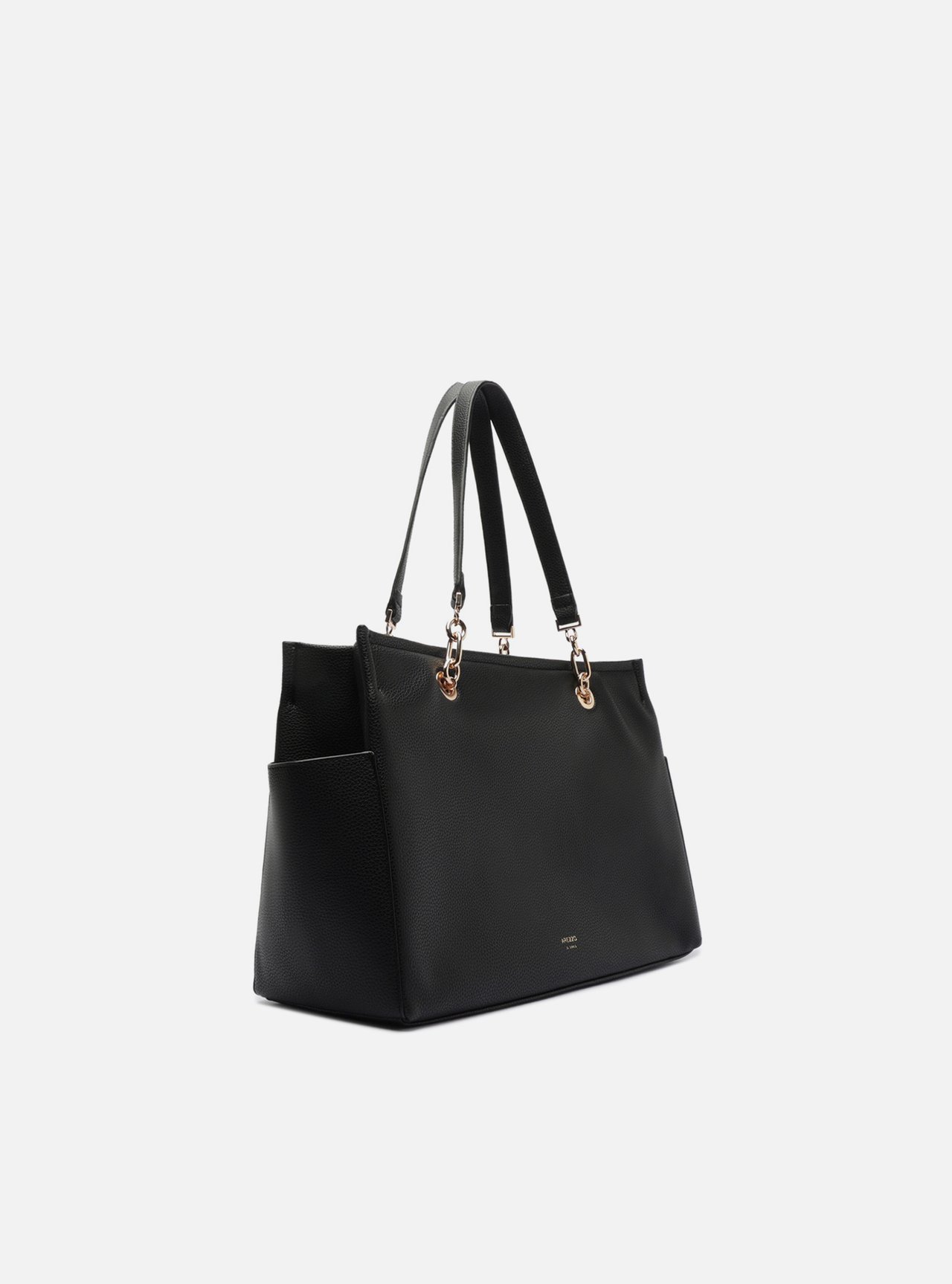 Bolsa Shopping Preta Grande Metais — foto 2