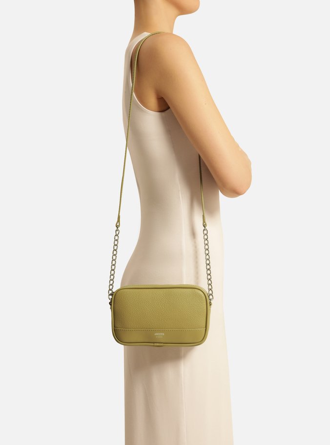 Bolsa Tiracolo Verde Pequena Corrente Basic