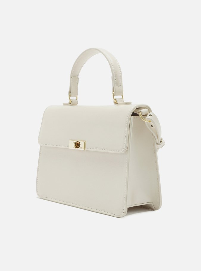 Bolsa Satchel Branca Pequena