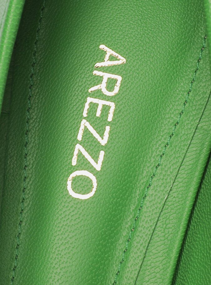Mocassim Verde Couro Sola Tratorada Tira