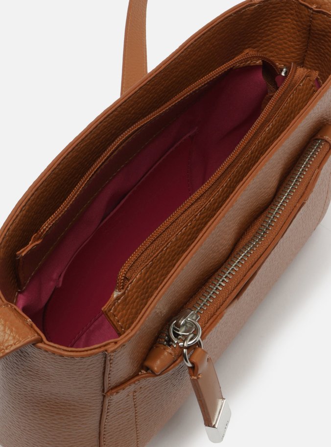 Bolsa Tiracolo Marrom Caramel Emilly Pequena