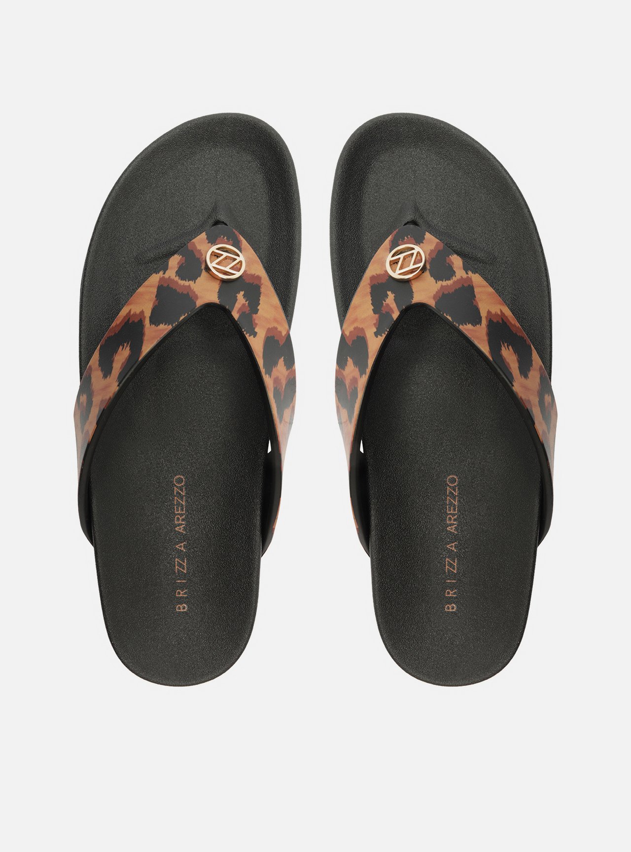 Rasteira Animal Print Tiras Brizza Flow — foto 3