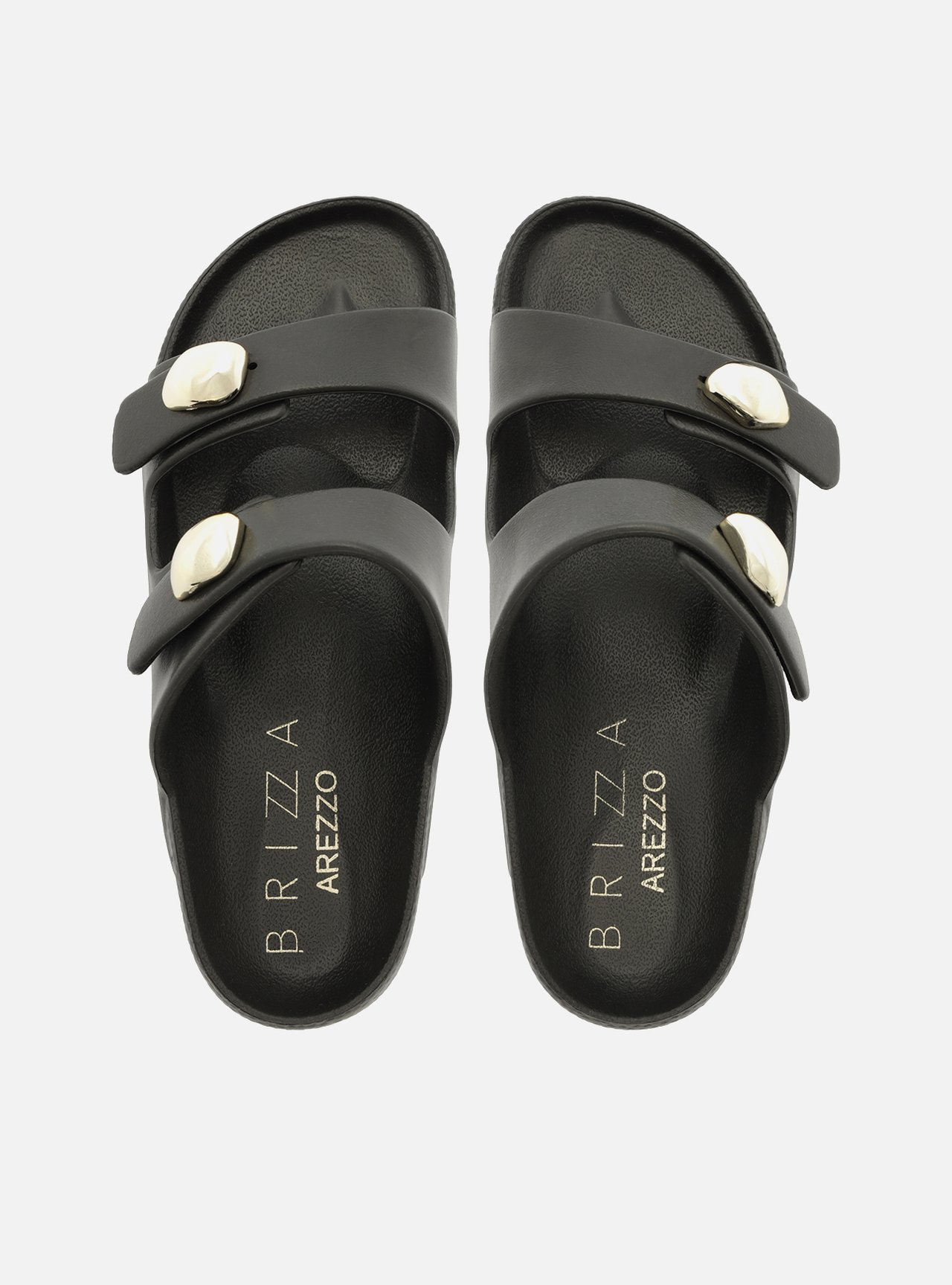 Sandália Papete Preta Flatform Brizza — foto 3
