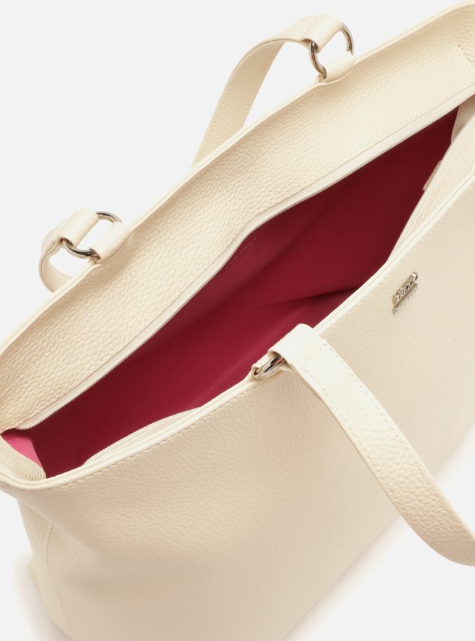 Bolsa Shopping Off-White Média