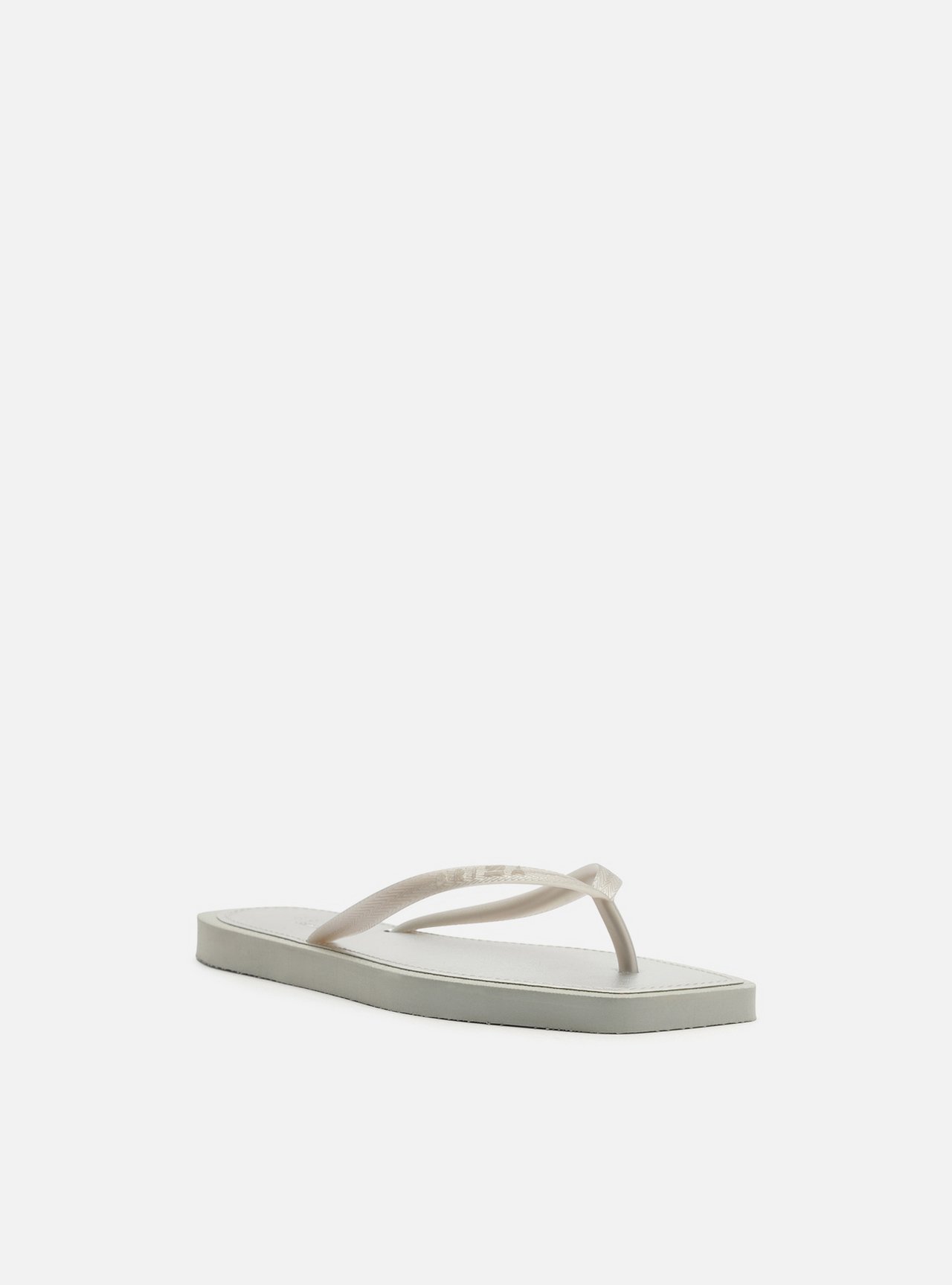 Chinelo de Dedo Prata Recouro Square Brizza — foto 2