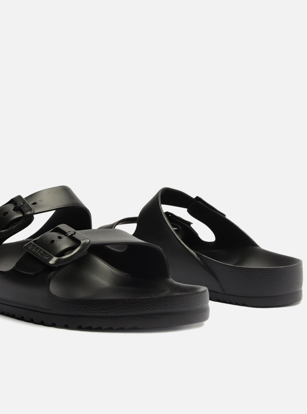 Slide Preto Flatform Tiras Brizza — foto 5