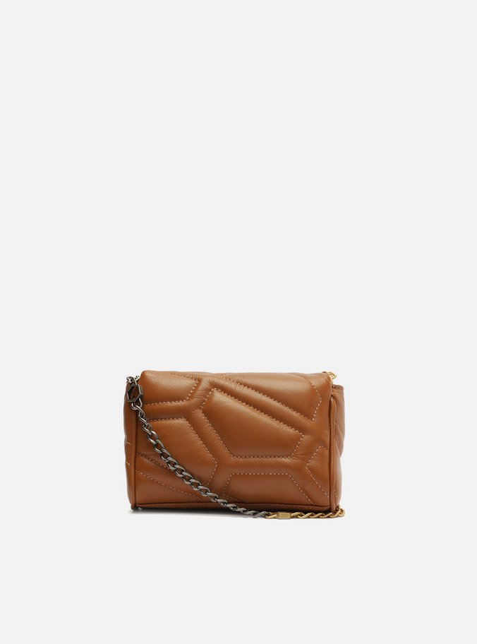 Mini Bag Tiracolo Marrom Couro Emma