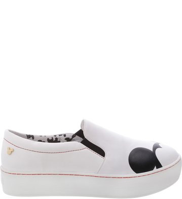 Disney x Arezzo | Tênis Slip On Pop Branco