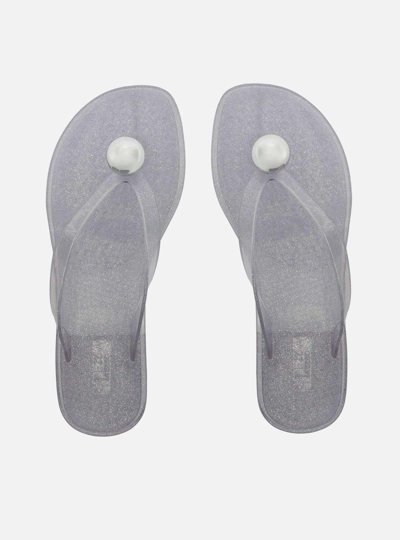 Chinelo Prata Jelly Glow Esfera — foto 1
