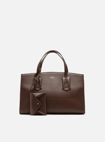 Bolsa Tote Marrom Média