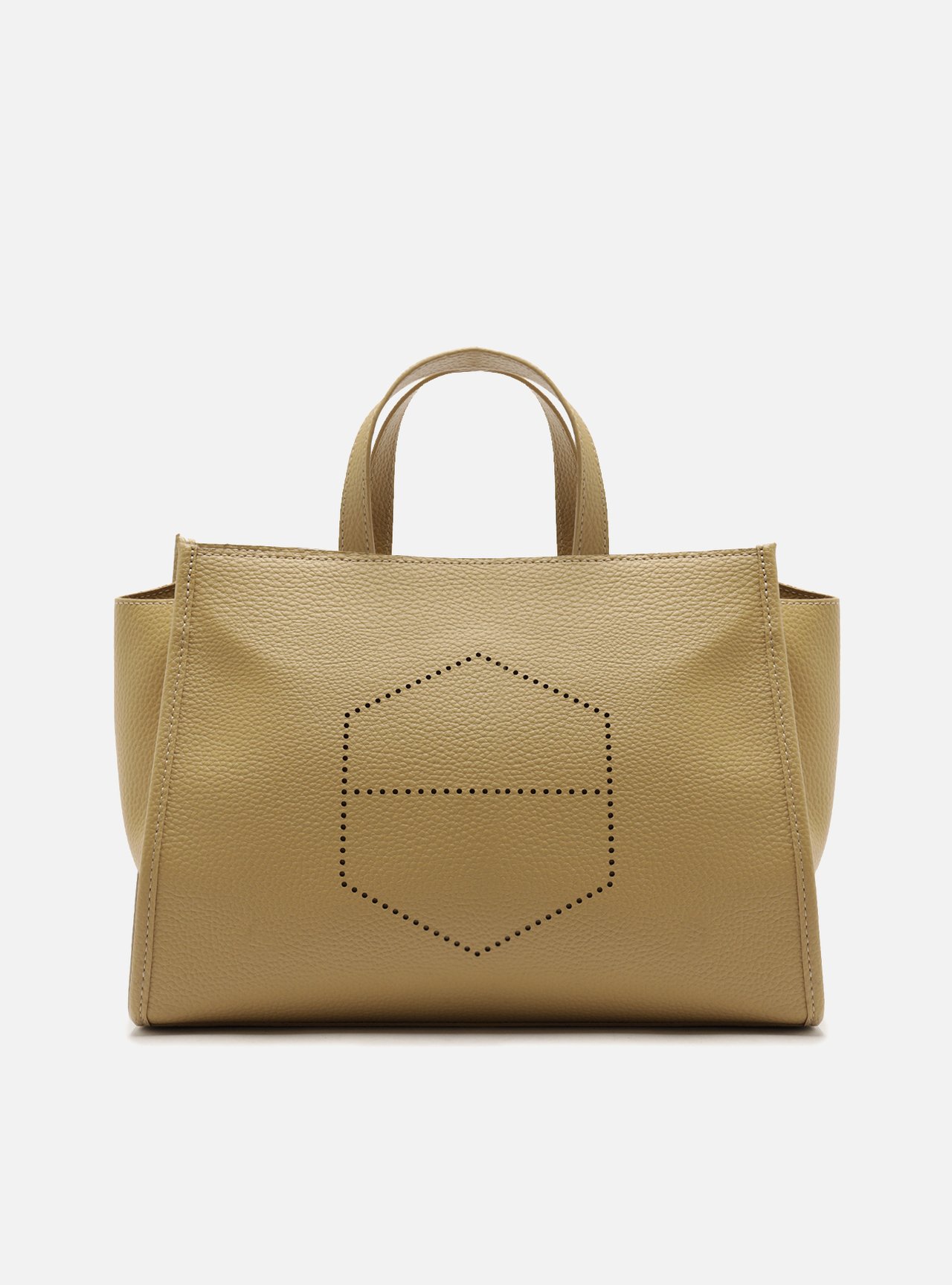 Bolsa Tote Marrom Grande Logo Perfurado | Arezzo